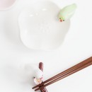 DECOLE(デコレ)花鳥の小皿と箸置き