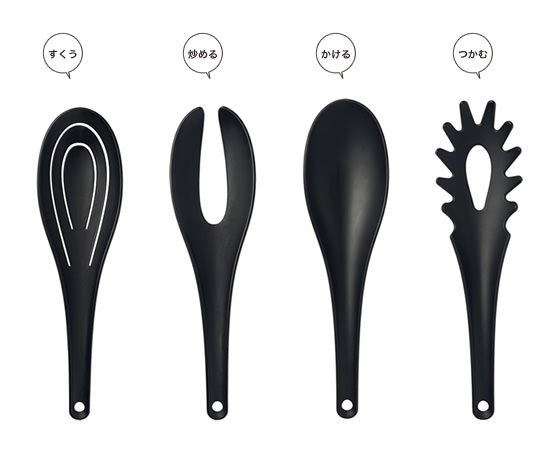 使い方色々の4種類のアタッチメント