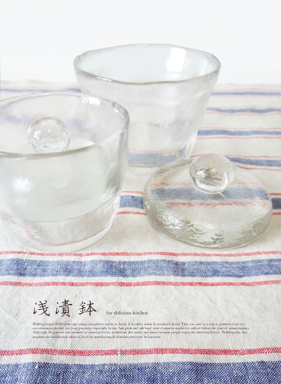 KINTO ガラスの浅漬け鉢 - Image