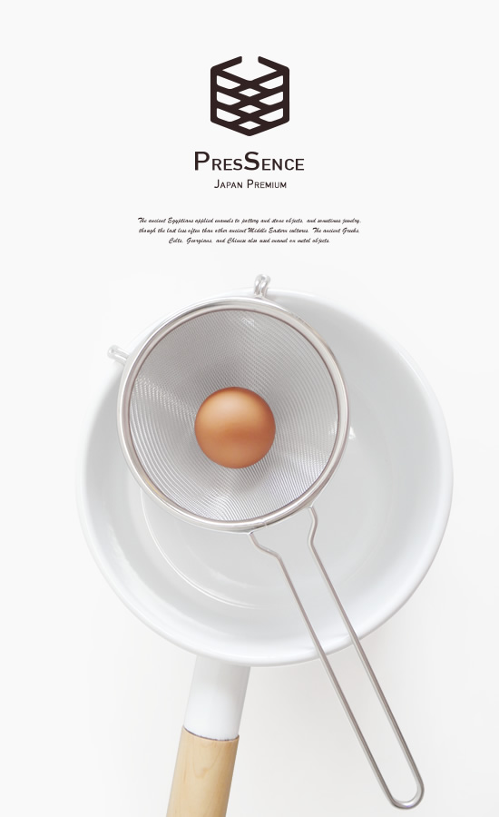 PresSence エッグストレーナー（卵濾し器） - Image