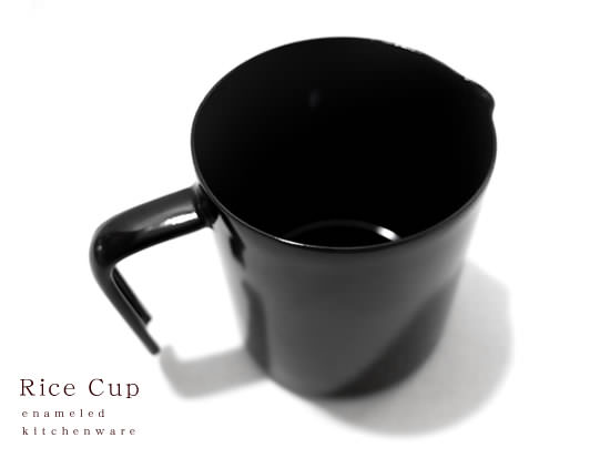 ホーローカップ ブラック - Image