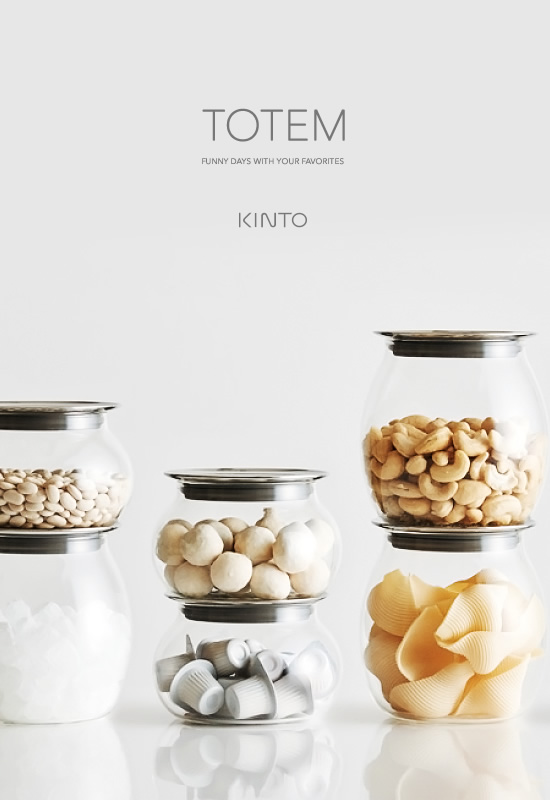KINTO ガラスキャニスター TOTEM - Image