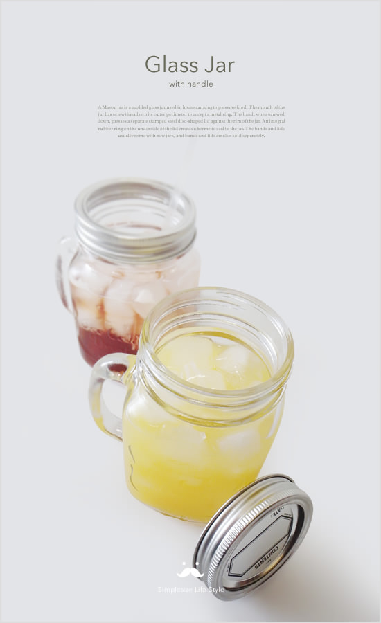DULTON GLASS JAR with HANDLE - Image