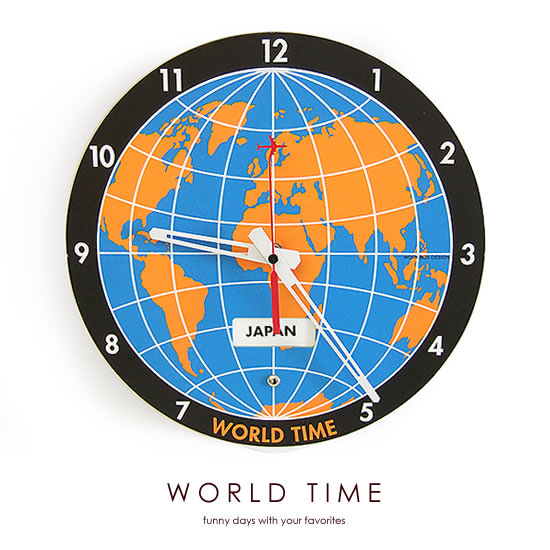 ウォールクロック WORLD TIME - Image