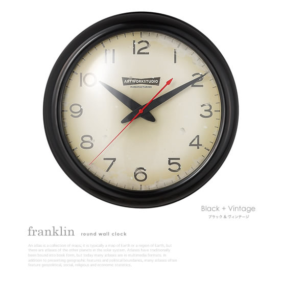 ウォールクロック Franklin - Image