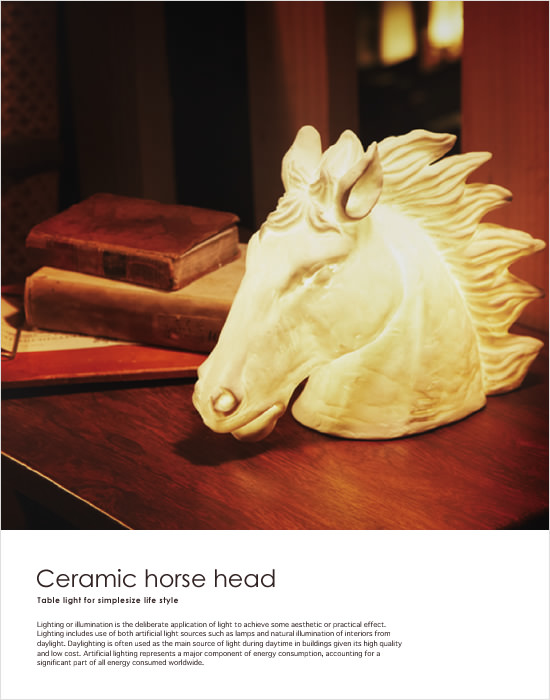 Ceramic ホースヘッドランプ - Image