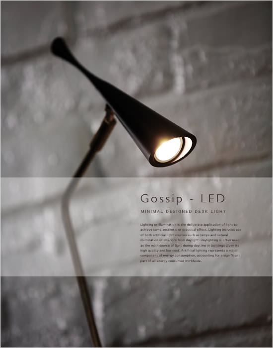 LEDデスクライト GOSSIP - Image