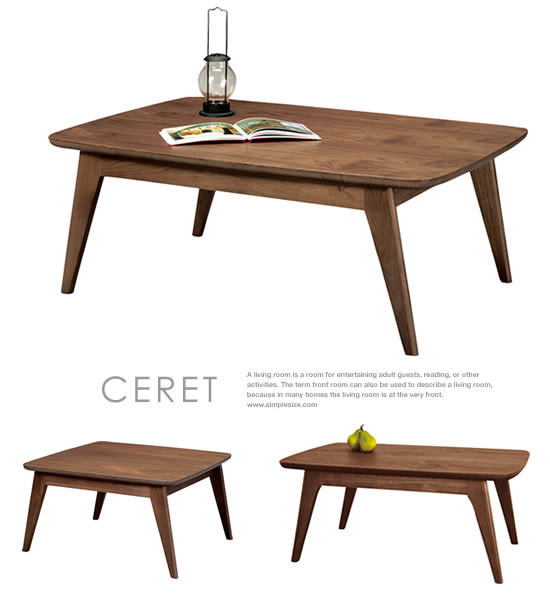 北欧風デザインこたつテーブル CERET - Image