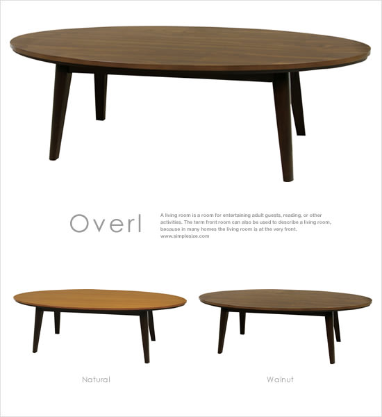 北欧風デザインこたつテーブル OVERL - Image