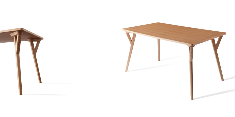 北欧風デザインダイニングテーブル IMAGE