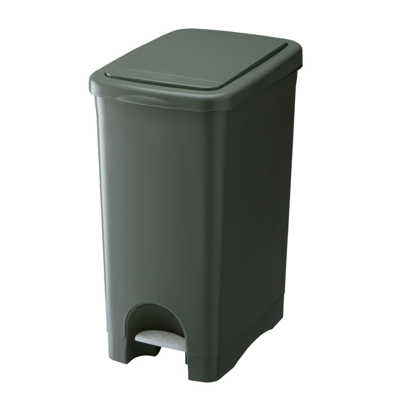 シンプルな大容量のゴミ箱 45L・プッシュペダルビン - Image