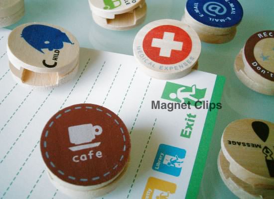 Wood Magnet Clip - Image