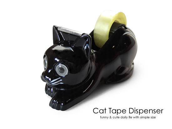 黒ネコのテープディスペンサー - Image