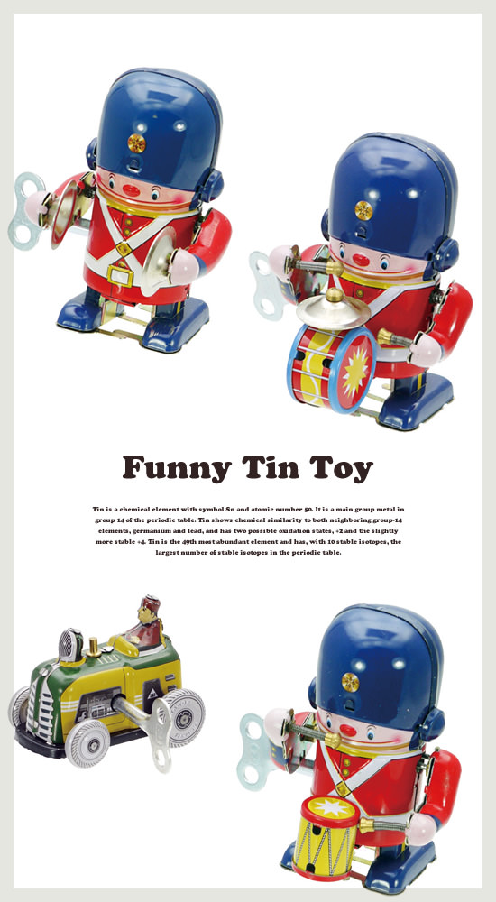 ブリキトイ Funny Tin Toy - Image