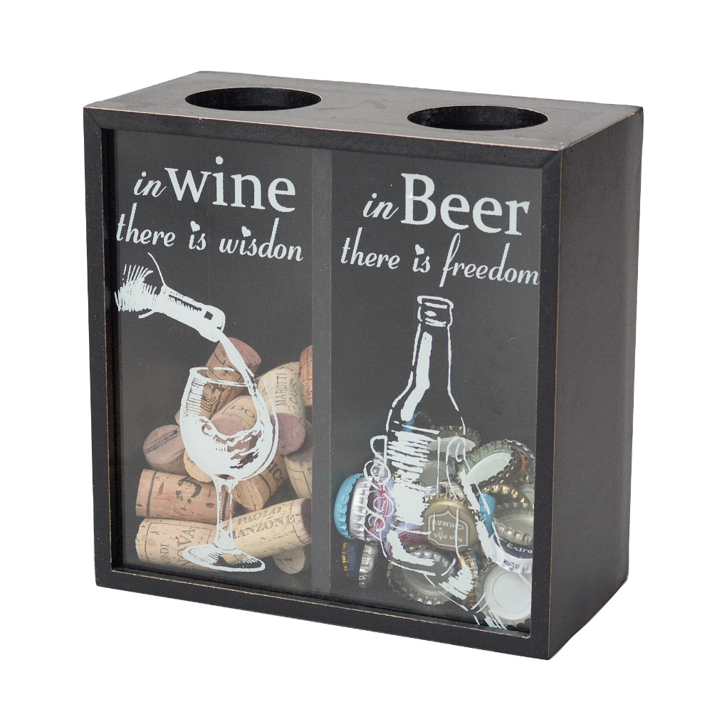 ワインのコルク栓やビールの王冠のストッカー - Image