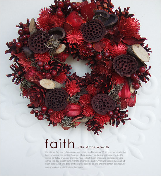 クリスマスリース FAITH - Image
