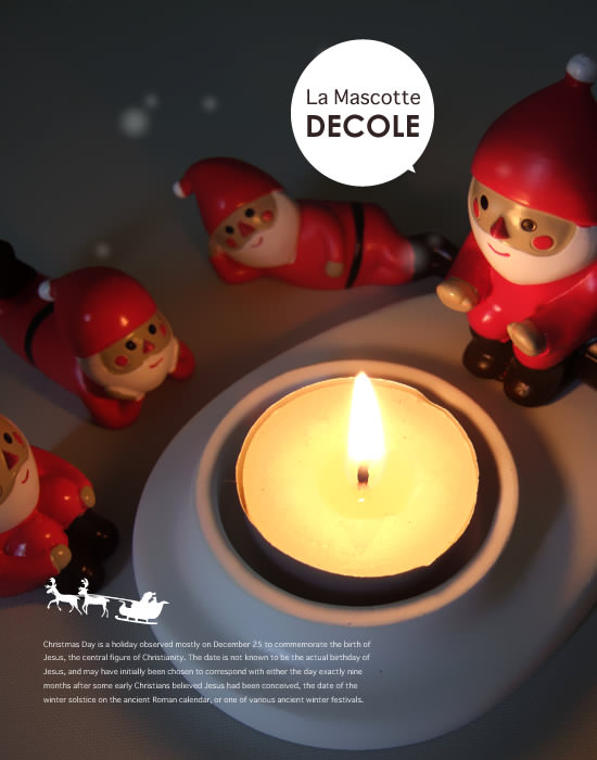 DECOLE（デコレ） まったりたき火キャンドルホルダー - Image