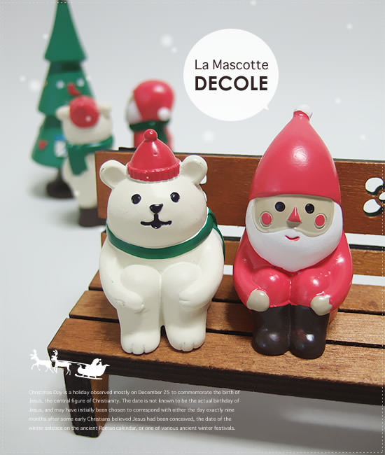 DECOLE 【concombre コンコンブル】まったりクリスマス・体育座り - Image