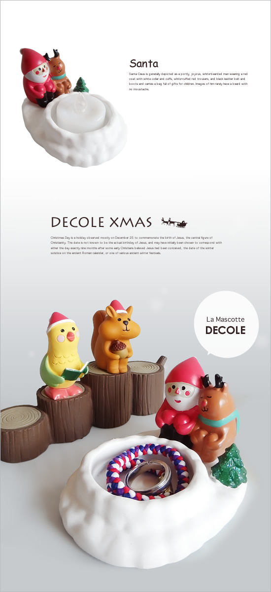 DECOLE（デコレ）クリスマス焚き火キャンドル - Image
