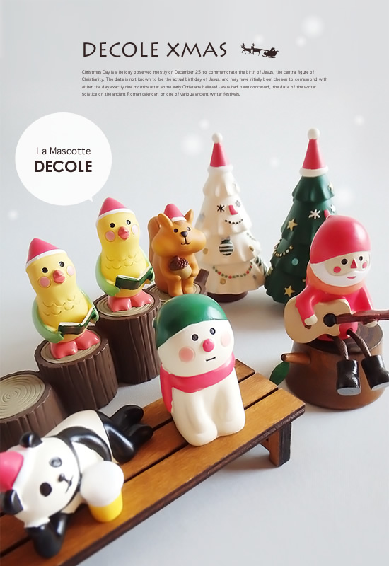 DECOLE（デコレ）【concombre コンコンブル】まったりクリスマス・マスコット - Image