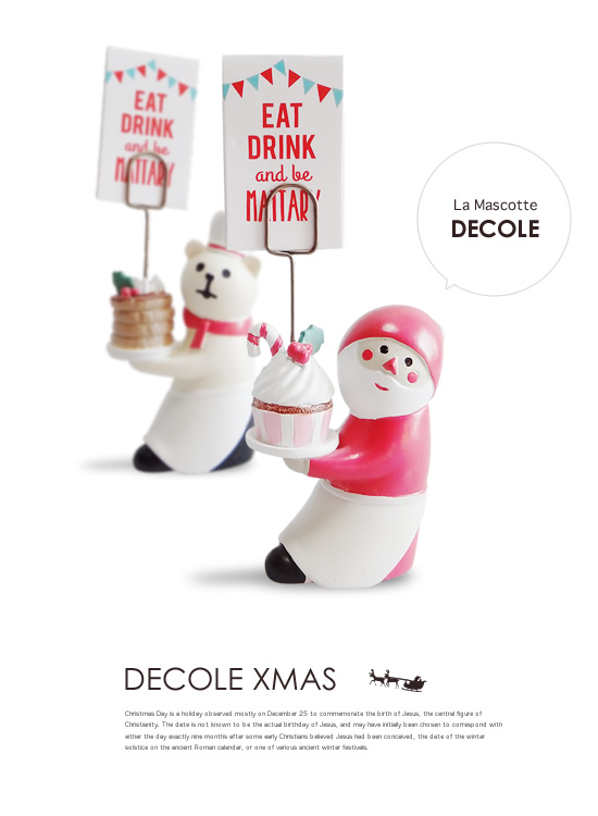 DECOLE（デコレ）【concombre コンコンブル】クリスマスのメモスタンド - Image