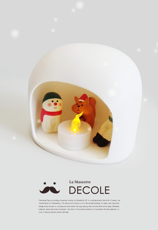 DECOLE（デコレ）【concombre コンコンブル】かまくらキャンドルLED - Image