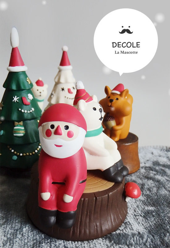 DECOLE（デコレ）【concombre コンコンブル】クリスマス 座って腰掛けて - Image